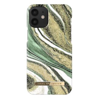 iDeal Of Sweden iPhone 12 Mini Fashion Case - Cosmic Green Swirl