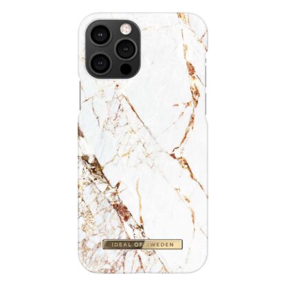 iDeal Of Sweden iPhone 12 Pro / 12 Fashion Case - Carrara Gold