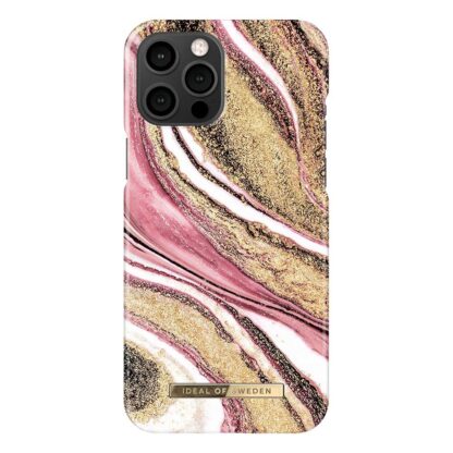 iDeal Of Sweden iPhone 12 Pro Max Fashion Case - Cosmic Pink Swirl