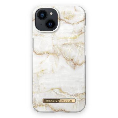 iDeal Of Sweden iPhone 13 Mini Fashion Cover Golden Pearl Marble