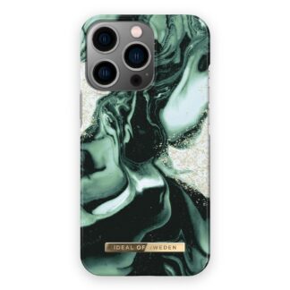 iDeal Of Sweden iPhone 13 Pro Fashion Cover Golden Olive Marble