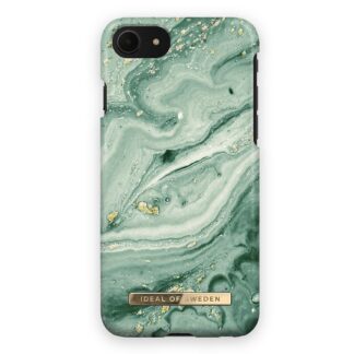iDeal Of Sweden iPhone SE (2022 / 2020) / 8 / 7 Fashion Bagside Case Mint Swirl Marble