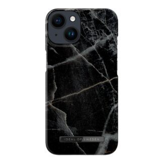iPhone 14 / 13 iDeal Of Sweden Fashion Case - Black Thunder Marble
