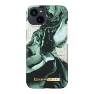 iPhone 14 / 13 iDeal Of Sweden Fashion Case - Golden Olive Marble
