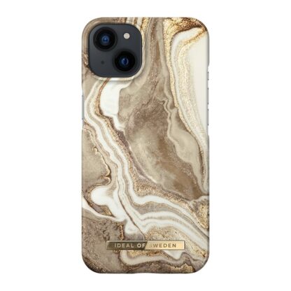 iPhone 14 / 13 iDeal Of Sweden Fashion Case - Golden Sand Marble