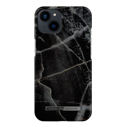 iPhone 14 / 13 iDeal Of Sweden Fashion Case - MagSafe Kompatibel - Black Thunder Marble