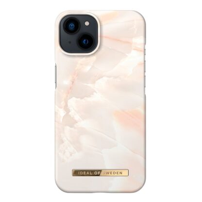 iPhone 14 / 13 iDeal Of Sweden Fashion Case - MagSafe Kompatibel - Rose Pearl Marble