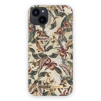 iPhone 14 Plus iDeal Of Sweden Fashion Case - Botanical Forest