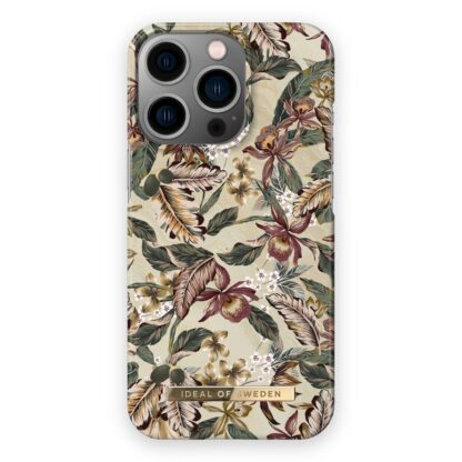 iPhone 14 Pro iDeal Of Sweden Fashion Case - Botanical Forest