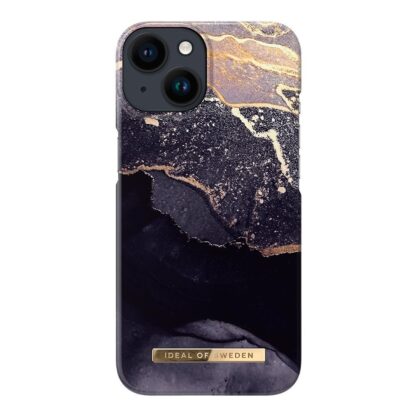 iPhone 14 Pro iDeal Of Sweden Fashion Case - Golden Twilight Marble