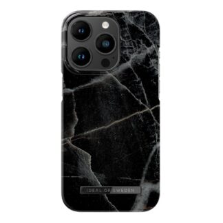 iPhone 14 Pro iDeal Of Sweden Fashion Case - MagSafe Kompatibel - Black Thunder Marble