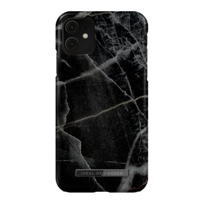 iDeal Of Sweden iPhone 11 Fashion Cover Black Thunder Marble