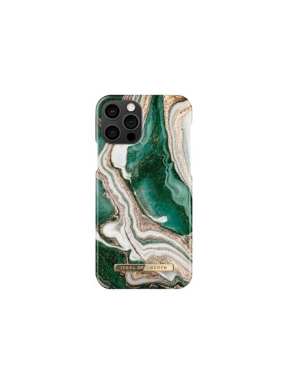 iDeal of Sweden Apple iPhone 12 / 12 Pro IDEAL Fashion Case - Golden Jade Marble