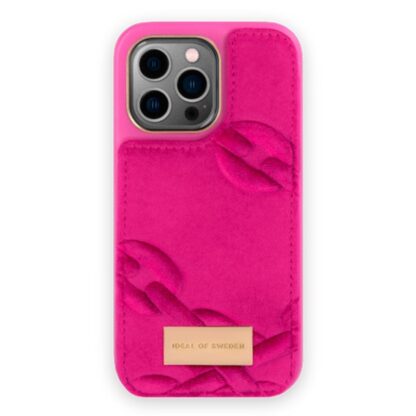 iDeal Of Sweden iPhone 13 Pro Fashion Case Atelier - Velour Hyper Pink
