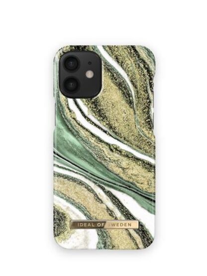 iDeal of Sweden Apple iPhone 12 / 12 Pro IDEAL Fashion Case - Cosmic Green Swirl