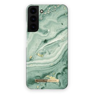 iDeal Of Sweden Samsung Galaxy S22+ (Plus) Fashion Cover Mint Swirl Marble